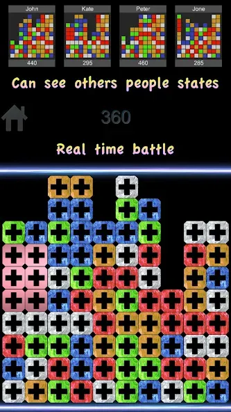 Tap and Popping Battle Puzzle screenshot 2