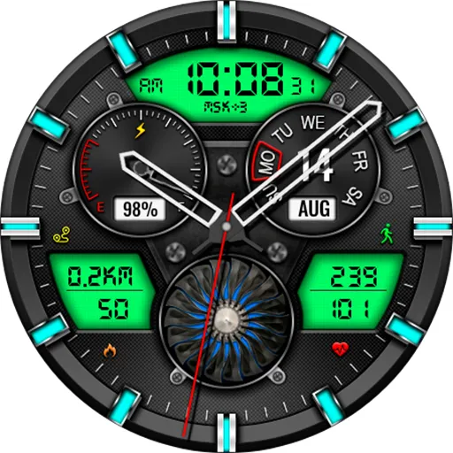 Hybrid CLOUD URX138 Watch face screenshot 17
