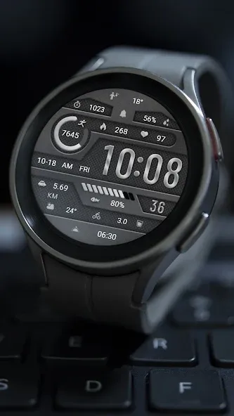 Elegant Gray Metal ZKin Watch screenshot 5