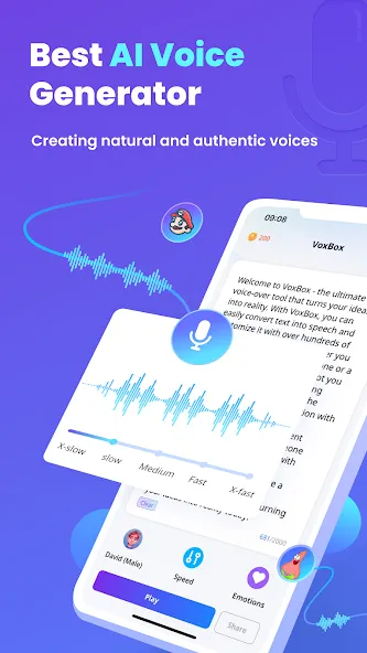 iMyFone VoxBox - Texte en voix screenshot 1