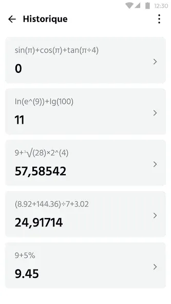 Calculatrice Simple screenshot 7