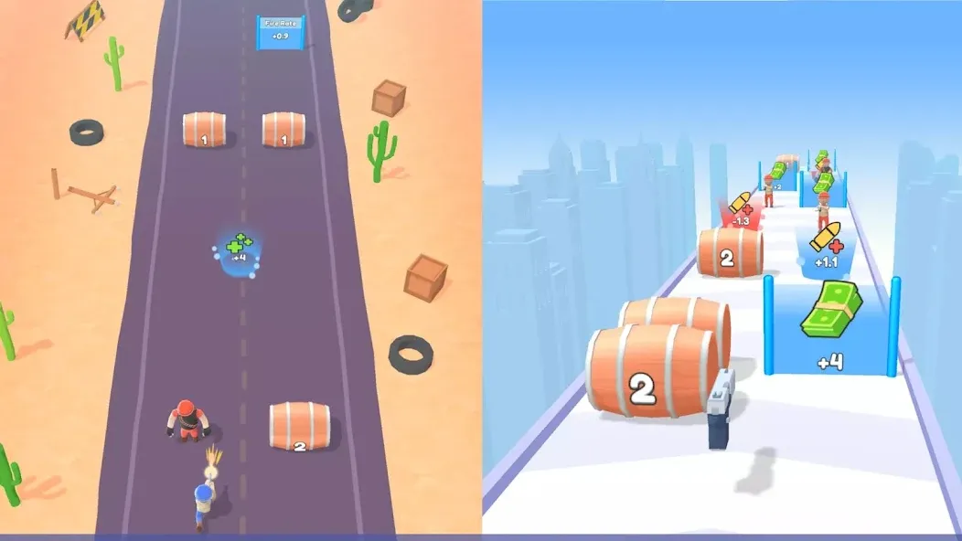 Gun Runner: Parkour Action screenshot 2