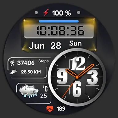 FSW316 Hybrid Watch Face screenshot 15