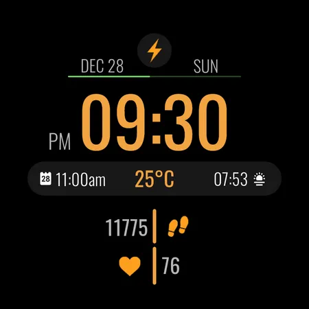 Electronic Time Watch Face screenshot 12