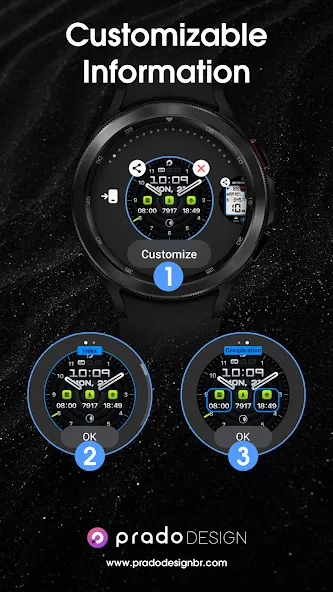 PRADO X15 Hybrid Watch Face screenshot 4