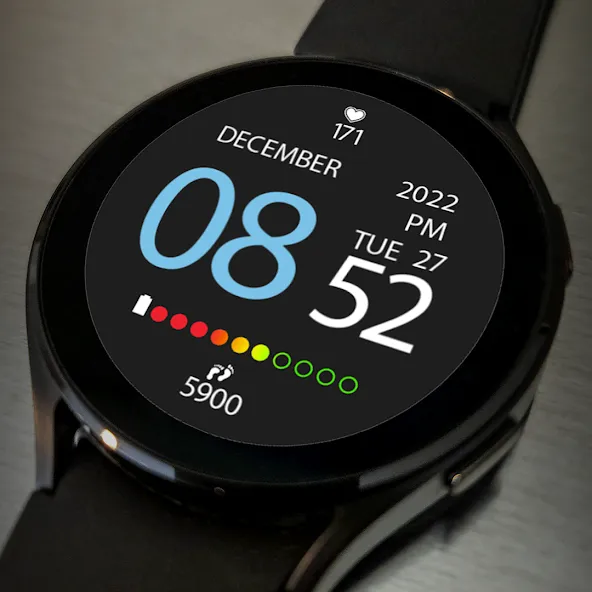 Digital Watch Face Key 009 screenshot 5