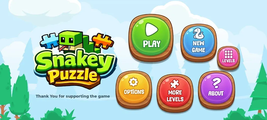 Snakey Puzzle: Premium screenshot 1