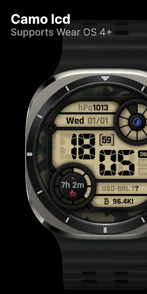 Camo LCD: Watch Face screenshot 5