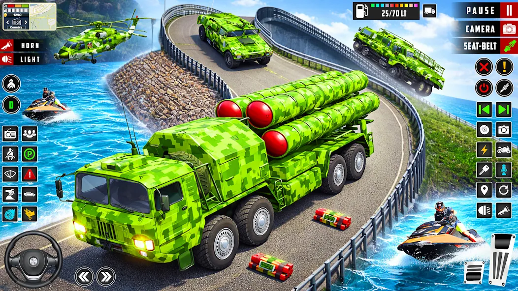 Army Vehicles Truck Simulator screenshot 10