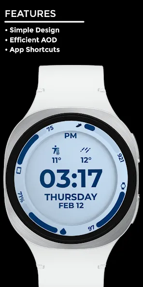 Night Core 02 Digital Watch screenshot 2