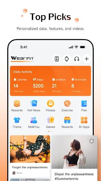 Wearfit Pro screenshot 1