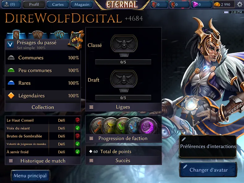 Jeu de cartes Eternal screenshot 4