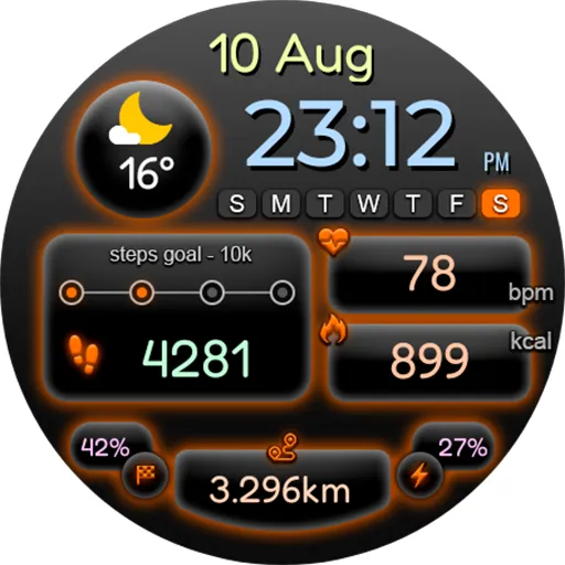 Digital Deefon Watch Face screenshot 17