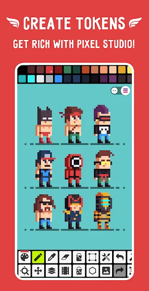 Pixel Studio: pixel art editor screenshot 3