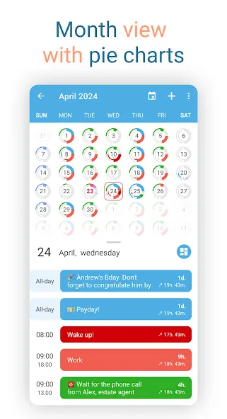Sectograph. Day & Time planner screenshot 6