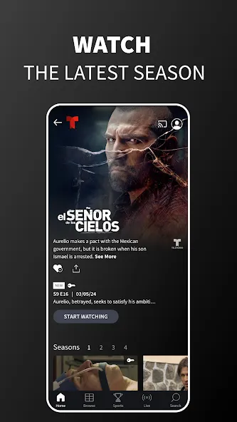 Telemundo: Series y TV en vivo screenshot 5