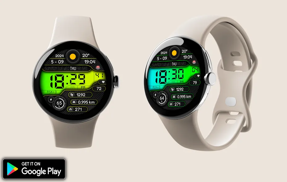 Digital Lork Watch Face screenshot 2