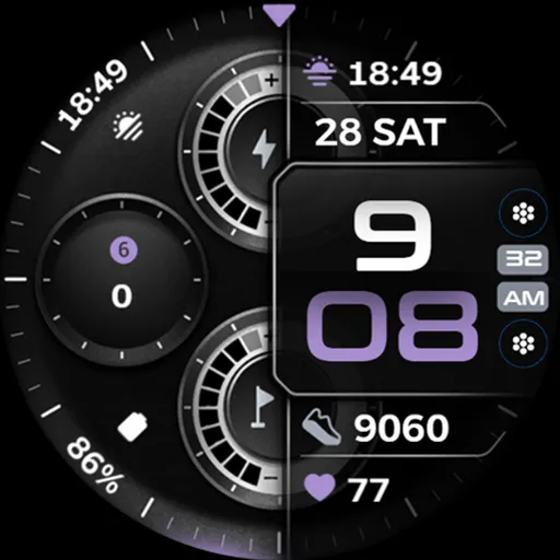 OMG 443 - Digital Watch Face screenshot 25