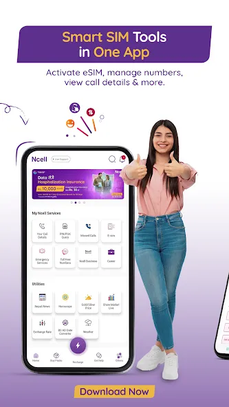 Ncell App: Recharge, Buy Packs screenshot 5
