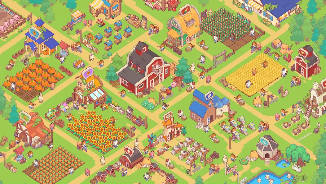 Animal Farm: My Idle Cat Town screenshot 1
