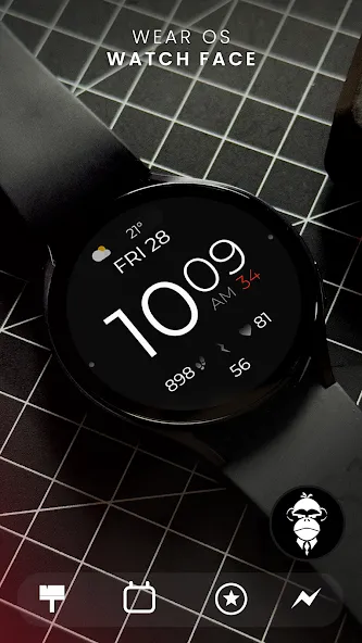 Battery Digital Watch Face screenshot 1