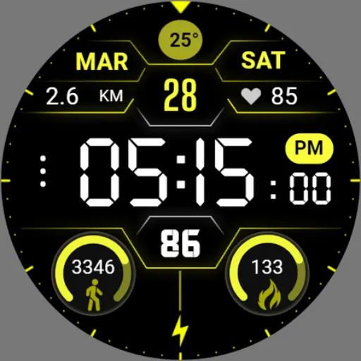 Digital Watch Face screenshot 24