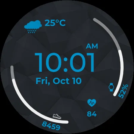 Crystal Facet Watch Face screenshot 8