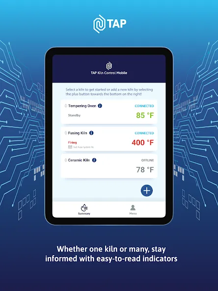 TAP Kiln Control Mobile screenshot 9