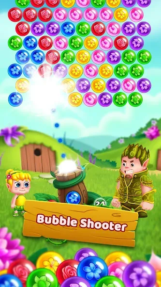 Bubble Shooter Flower Blossom screenshot 1
