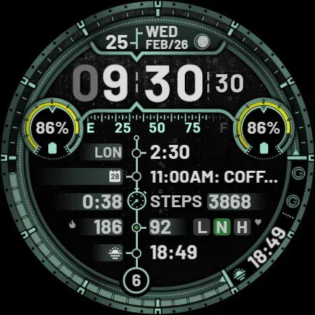 Digital Watch Face: DIGI 4 screenshot 14