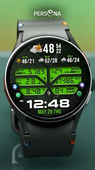 PER46 Digital Watch Face screenshot 40