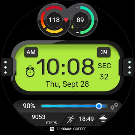 IA95 Digital Watchface screenshot 11