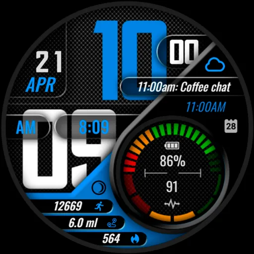 it-M013: Digital Watch Face screenshot 28