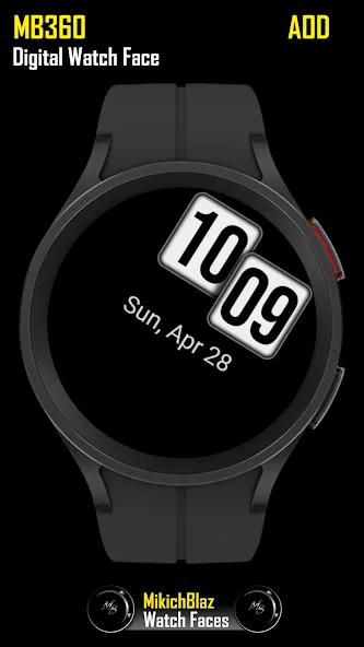 Digital Watch Face MB360 screenshot 5