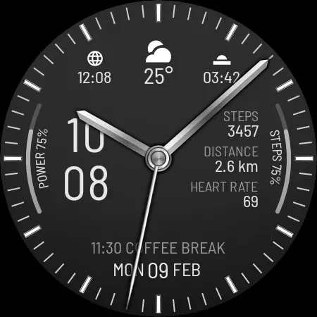 Node N1 Analog Watch Face screenshot 21