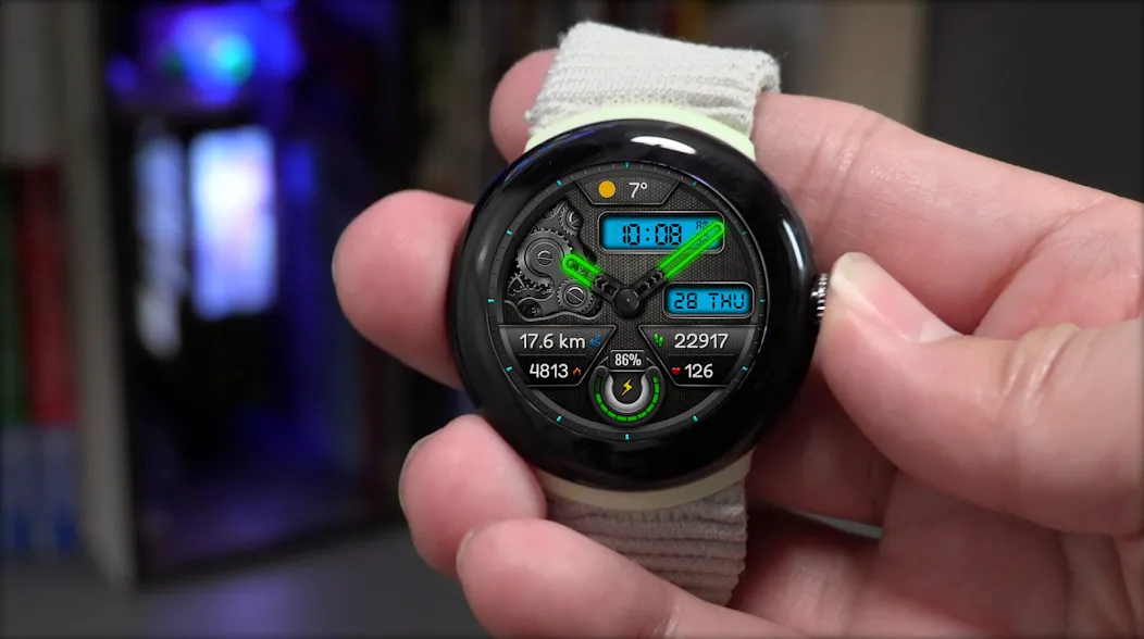 NERDAN URX136 Watch face screenshot 5
