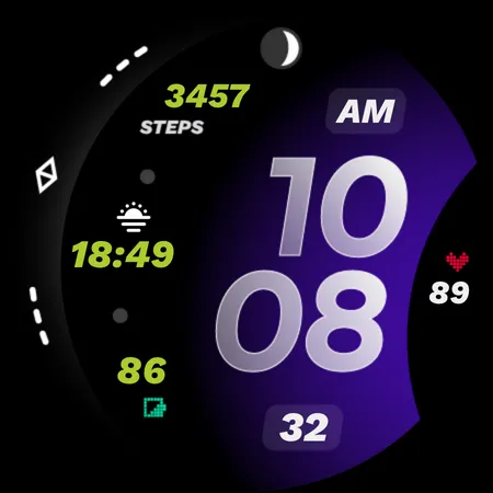 Eclipse: Digital Watch Face screenshot 28
