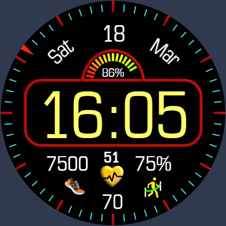 Iris4010 Digital Watch Face screenshot 15
