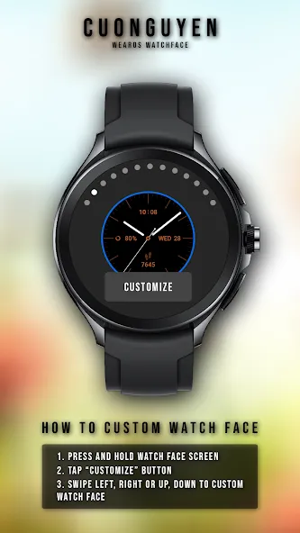Watch face Vintage CNW0011 screenshot 4