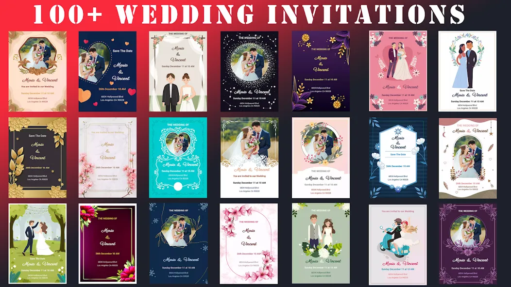 Wedding Invitation Card Maker screenshot 1