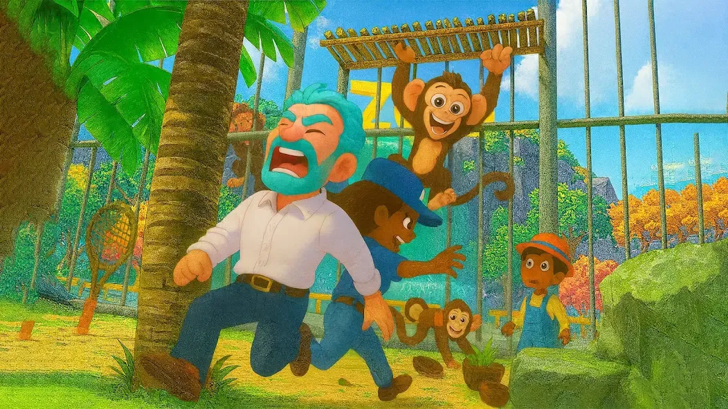 I Am Zoo Monkey Life Simulator screenshot 6