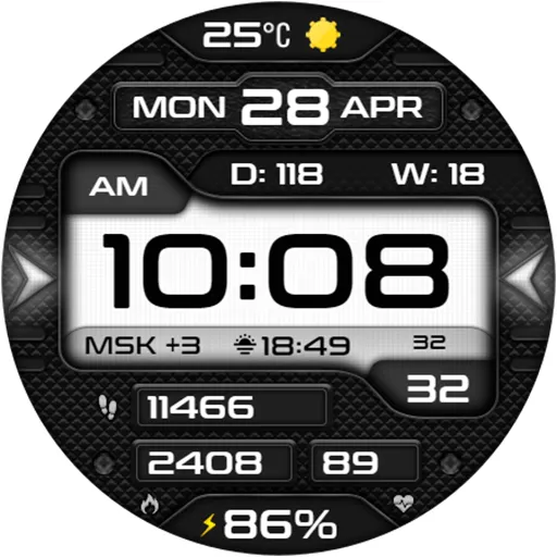 REDENTION Watch face screenshot 18