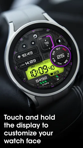 PRADO X101 Hybrid Watch Face screenshot 2