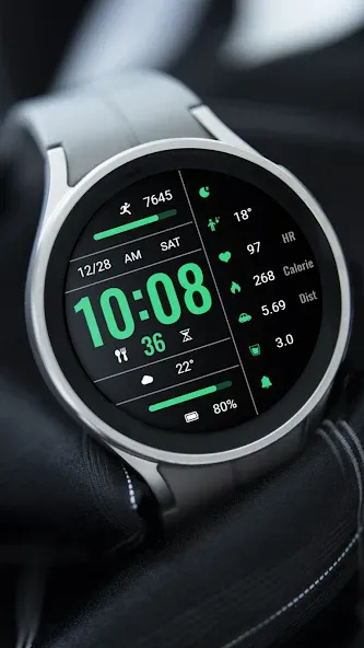 Practical Dark Green ZkinWatch screenshot 1