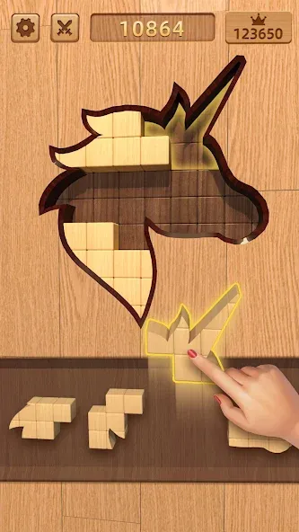 BlockPuz: Woody Block Puzzle screenshot 2