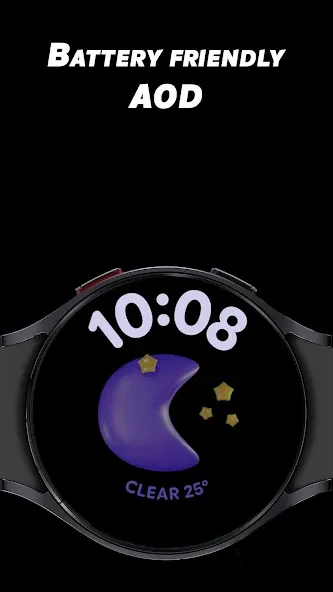 Curvy Weather - Watch face screenshot 6