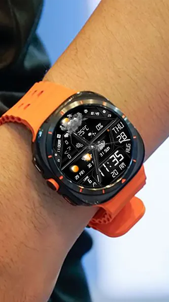 N-SPORT759 weatherDigital Face screenshot 3