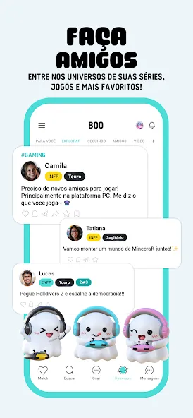 Boo—Namoros. Amigos. Bate-papo screenshot 4