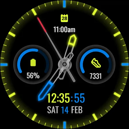 Hybrid watch face H2 screenshot 32