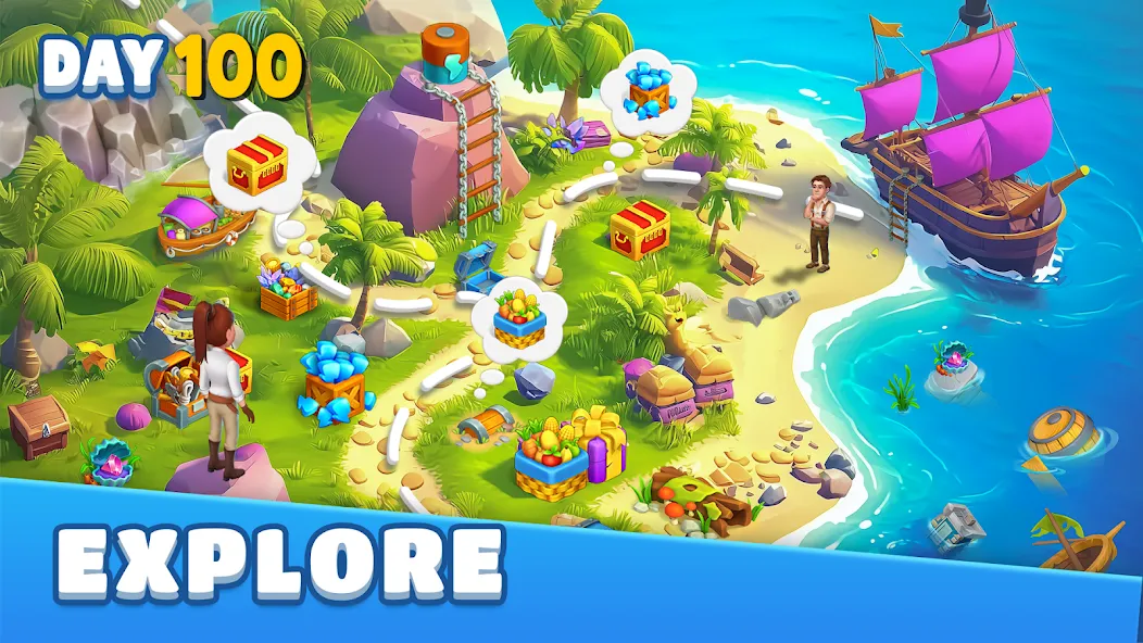 Golden Island: Survivors Farm screenshot 6
